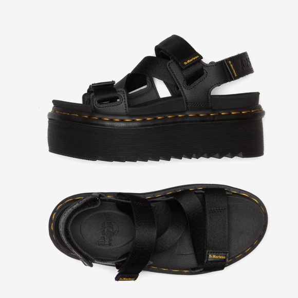 Dr. Martens Kimber II Platform Sandal Women's size 9 black - Picture 2 of 10